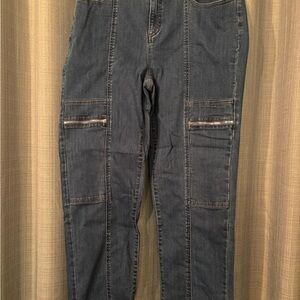 INC International Concepts Blue Straight Leg Jeans